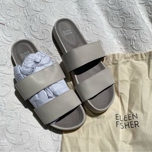 size 91/2 eileen fisher leather sandals